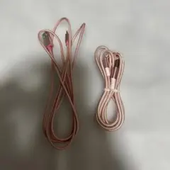 ピンク Lightningケーブル