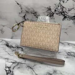 新品未使用☆MICHAEL KORS コインケース ピンク エナメル レザー