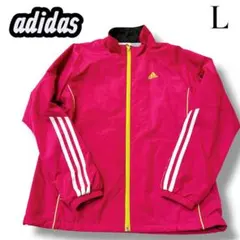 adidas ウインドブレーカー L climastorm レディース ピンク