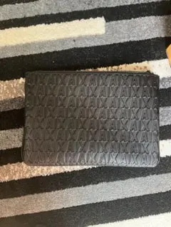 EMPORIO ARMANI ブラック　クラッチバッグ　セカンドバッグ