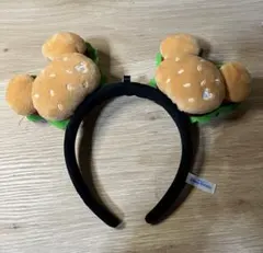ディズニーカチューシャ　ハンバーガー型