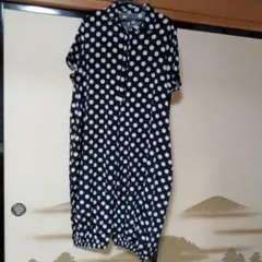 VIRABEL　黒&白ドット柄の素敵なオールインワン/サロペット　モード系