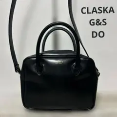 CLASKA G&S DO レザー調ショルダー・ボストンバッグ　ブラック系のサムネイル