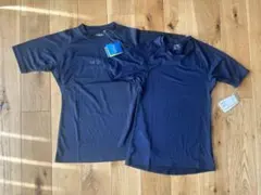 少年野球　アンダーシャツ(半袖・ネイビー・140)２枚セット