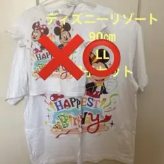 東京ディズニーリゾート Tシャツ 親子ペアセット　バースデー　90㎝　LLサイズのサムネイル