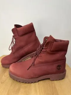 Timberland 6インチ プレミアム ブーツ バーガンディ 25.5cm