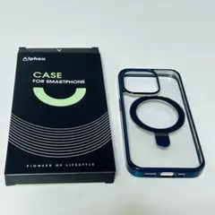 Alphex iPhone 15 Pro 用 ケース チタニウムリング付き