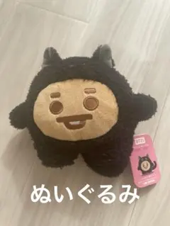 BT21 LINEFRIENDS たっとんぬいぐるみ クロ SHOOKY