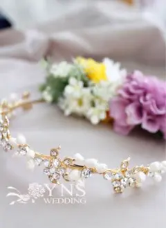 パールクリスタルヘッドドレス