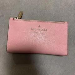 kate spade ピンク 二つ折り財布