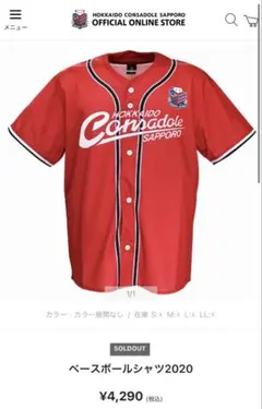 カシン様　コンサベースボールシャツ LLサイズ