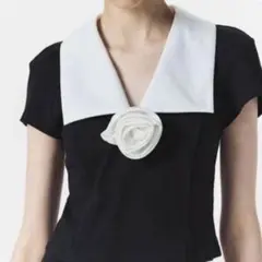 BIBIY. STEPHANIE ROSETTE TOP【新品未使用】 - メルカリ