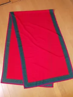 【LANVIN】赤い大判ショール ストール