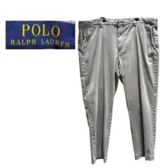 POLO RALPH LAUREN グレー チノパン