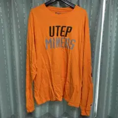 UTEP MINERS Champion Tシャツ XL オレンジ