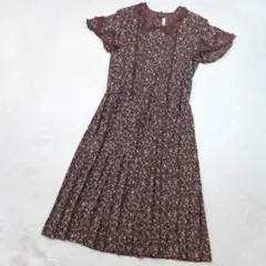 インゲボルク　INGEBORG ロングワンピース　レース　花柄　フリー