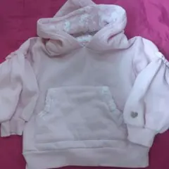 Majolica　ギッズ110　裏起毛パーカー　K