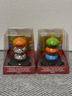 ドラゴンクエスト　ぐらぐらソーラーフィギュア　メタルかがみもち＆スライムタワー