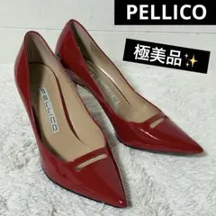 極美品✨ペリーコ　アネッリ　パンプス　ハイヒール　パテントレザー　レッド　36