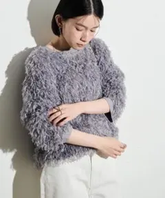 フリンジ ニット