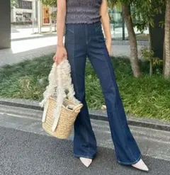 snidel ハイウエストストレッチデニム