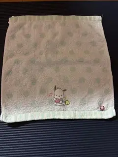 水玉模様 ポチャッコタオル