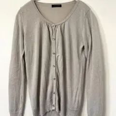 シルバー　ラメ　カーディガン