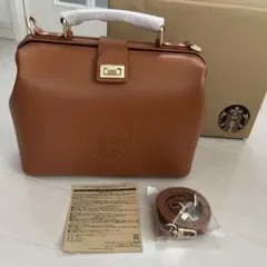新品未使用 スタバ カスタマイズジャーニー 2-way レザー　カフェバッグ