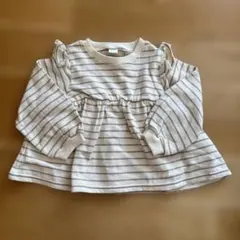 k*a様 tete a tete ストライプ 長袖カットソー 100