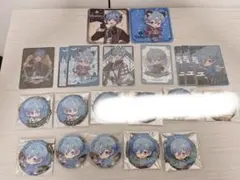 まひとくんメタカ、缶バッジ、コースターセット