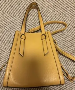 グローバルワーク　ハンドバッグ、ショルダーバッグ　イエロー