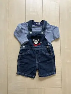 ミキハウス　オーバーオール　カバーオール　半ズボン