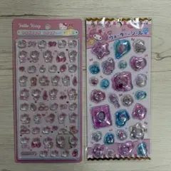 新品【正規品】キティピンクミニボンボンドロップシールマイメロウォーターinシール