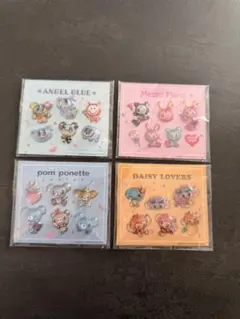 キャラクター ステッカー 4シートセット