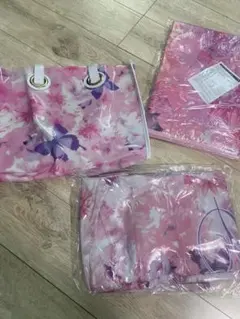 Rady ビーチセット　白　トロピカルピンクフラワー