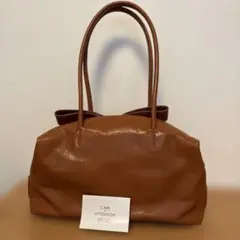 ear PAPILLONNER ブラウン レザー ショルダーバッグのサムネイル
