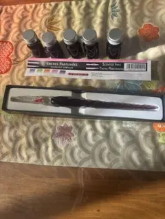 エルバン　ガラスペン ツイストデザイン 香り付きインクセット