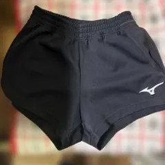 Mizuno バレーボールパンツ 黒 赤