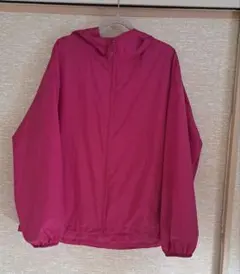 UNIQLO フード付きナイロンジャケット M ピンク