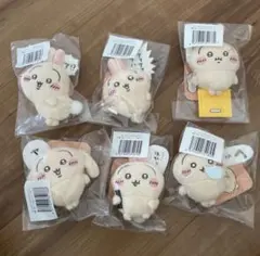 新品ちいかわ うさぎだらけくじ E賞 ぬいぐるみバッジ 6種セット