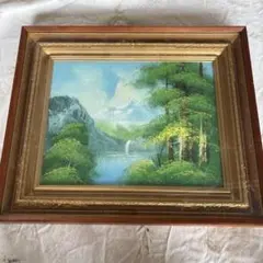 油彩画 風景画 運河 額装 岡山倉敷 『本日出品最終日です』伸作 - メルカリ