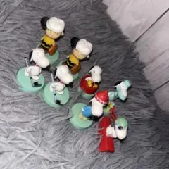 スヌーピー チャーリーブラウン チョコエッグ マスコット 8点セット