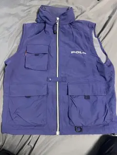 archive 80's POLO 青色　ベストのサムネイル