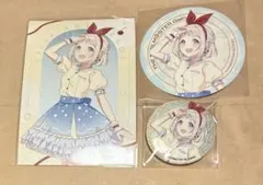 学マス Chugai Grace Cafe リーリヤ　缶バッジ　ポストカード