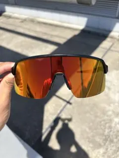 美品中古　正規品オークリー スタントデビル　プリズムルビーレンズ OAKLEY（オークリー） サングラス OO9517-1039 STUNT DEVIL スタント