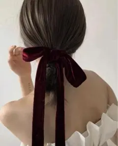 ✩.*˚ベロア リボン 2本セット✩.*˚