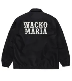 黒XL WACKO MARIA COACH JACKET 26aw ワコマリア - メルカリ