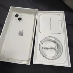 Apple iPhone 13 ホワイト 充電ケーブル付き
