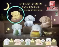 てらおかなつみ いろんないぬのライトマスコット くつろぎいぬ　新品未使用