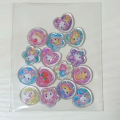 フワフワらびちゃん おはじきシールフレーク